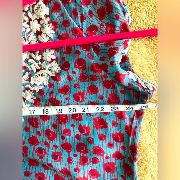 Sulu Collection Women’s Plus Silk blend Summer Blouse. Size 18. - Picture 10 of 11